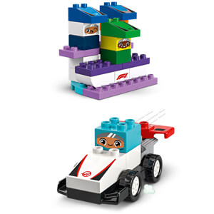 Lego Duplo F1 Team Race Cars & Drivers Toy Set 10445